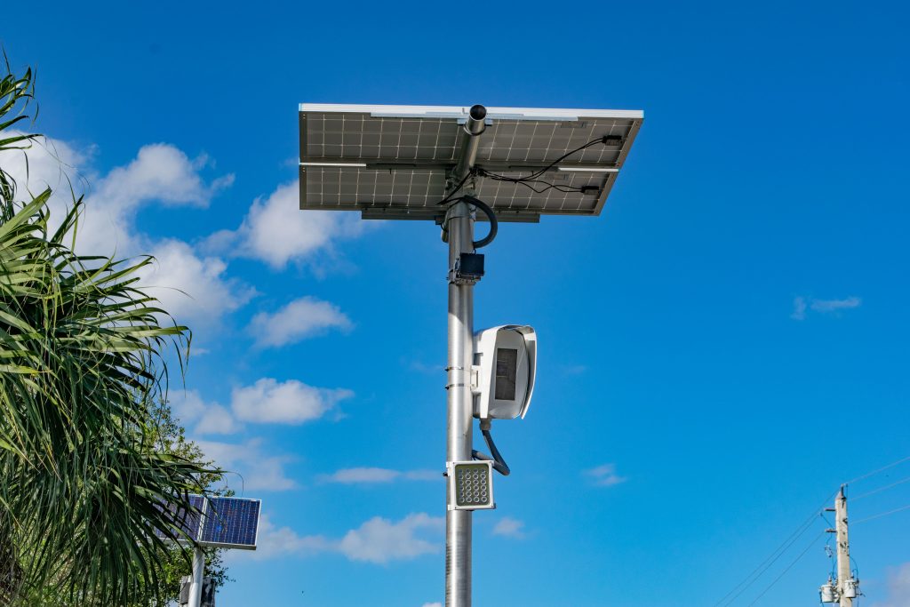 School speed cameras and zone signs near the J.C. Mitchell Elementary School. (Photo: Boca Daily News)
