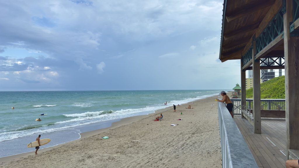 Beaches in Boca Raton, FL the day following a brush by Hurricane Helene, Sept. 27, 2024. (Photo: Boca Daily News)