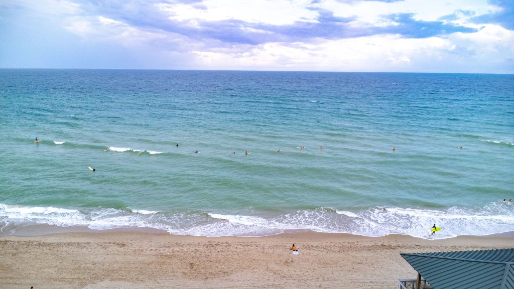 Beaches in Boca Raton, FL the day following a brush by Hurricane Helene, Sept. 27, 2024. (Photo: Boca Daily News)