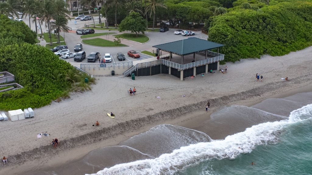 Beaches in Boca Raton, FL the day following a brush by Hurricane Helene, Sept. 27, 2024. (Photo: Boca Daily News)