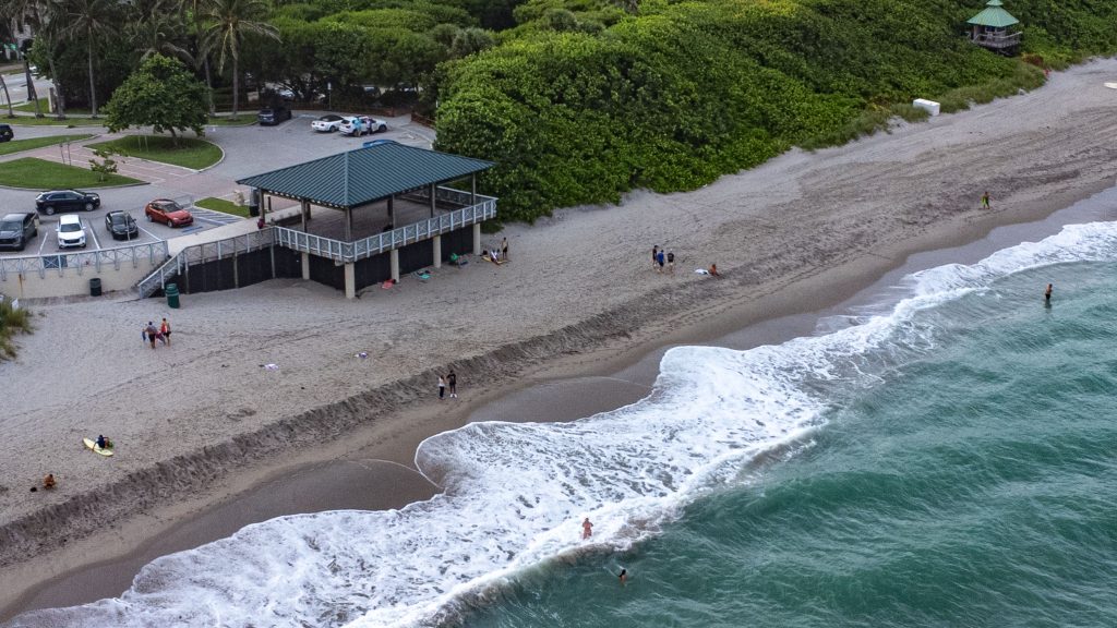 Beaches in Boca Raton, FL the day following a brush by Hurricane Helene, Sept. 27, 2024. (Photo: Boca Daily News)