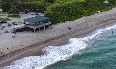 Beaches in Boca Raton, FL the day following a brush by Hurricane Helene, Sept. 27, 2024. (Photo: Boca Daily News)