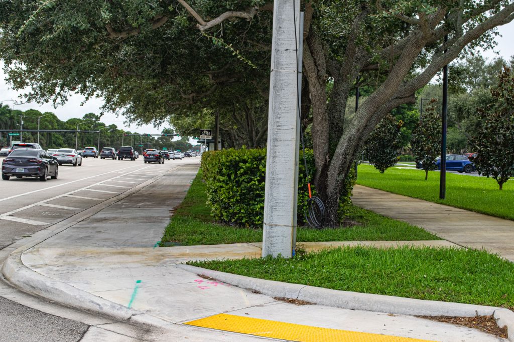 'Double sidewalks' along Yamato Road, Boca Raton, FL, Sept. 2024. (Photo: Boca Daily News)