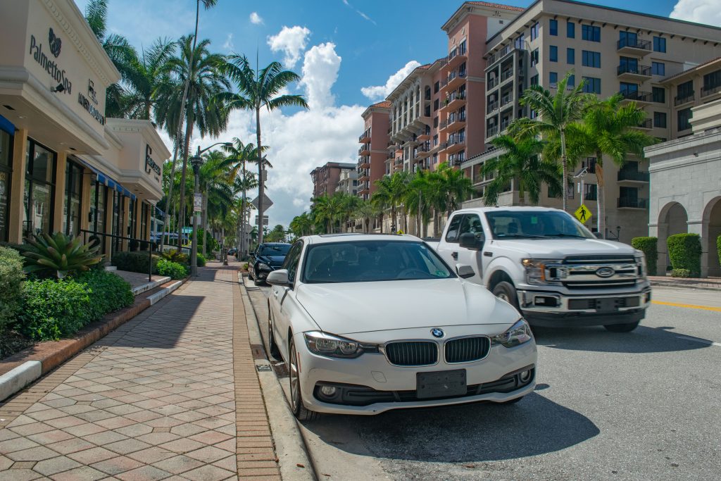 Parking along the streets of downtown Boca Raton, Sept. 2024. (Photo: Boca Daily News)