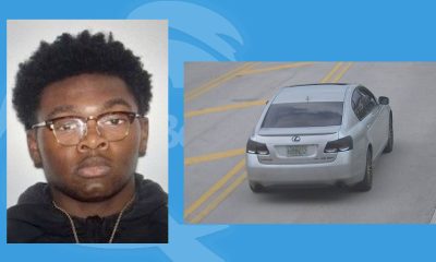 Christopher Hendrix and his vehicle. (Credit: Delray Beach Police)