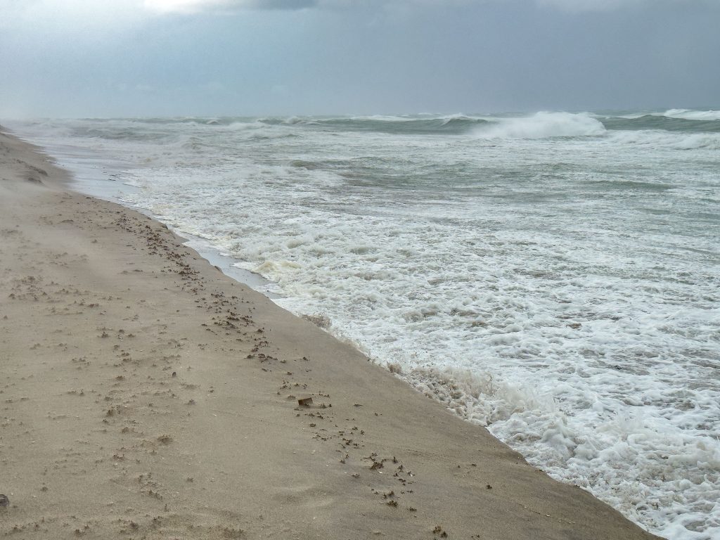 Rough surf generated by Hurricane Helene in Boca Raton, FL, Sept. 26, 2024. (Photo: Boca Daily News)