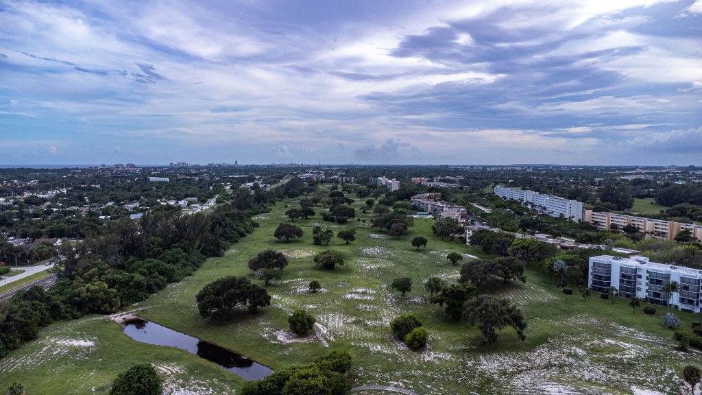 The future North Park in Boca Raton, a former golf course, Sept. 2024. (Photo: Boca Daily News)