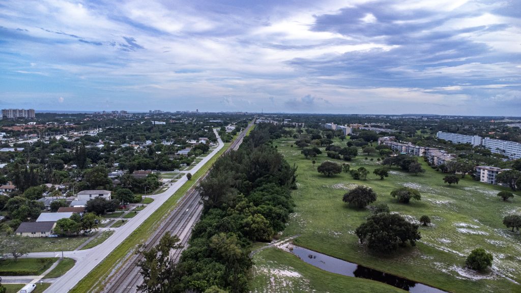 The future North Park in Boca Raton, a former golf course, Sept. 2024. (Photo: Boca Daily News)