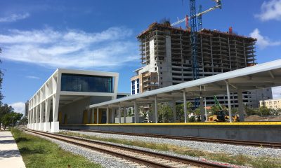 Files with coordinates missing SDC location of creation, Flickr images reviewed by FlickreviewR 2, High-rise construction in Florida, July 2017 in Florida, Pages with maps, United States photographs taken on 2017-07-15, West Palm Beach station (Brightline)