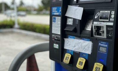 Only premium fuel remains at a gas station in Deerfield Beach, FL, Oct. 8, 2024. (Photo: Boca Daily News)