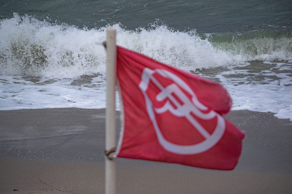 Rough surf conditions in Boca Raton, FL, Oct. 20, 2024. (Photo: Boca Daily News)