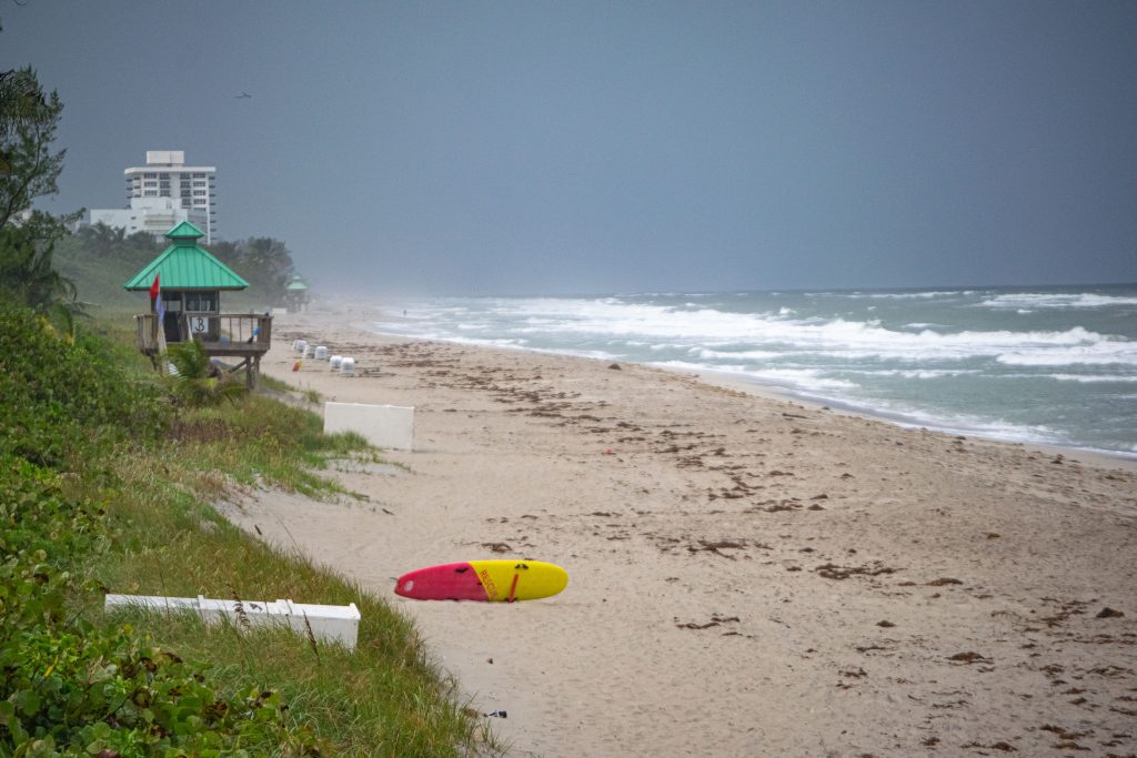 Rough surf conditions in Boca Raton, FL, Oct. 20, 2024. (Photo: Boca Daily News)