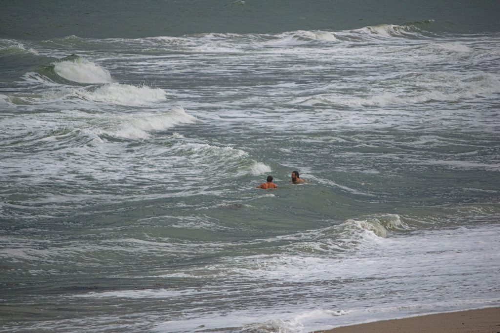 Rough surf conditions in Boca Raton, FL, Oct. 20, 2024. (Photo: Boca Daily News)