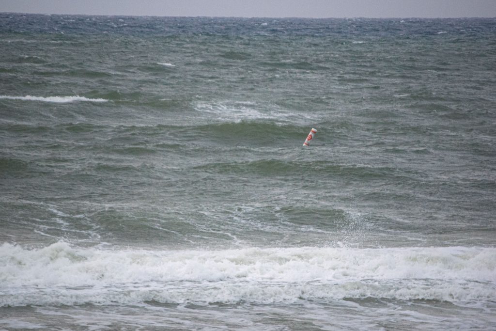 Rough surf conditions in Deerfield Beach, FL, Oct. 20, 2024. (Photo: Boca Daily News)