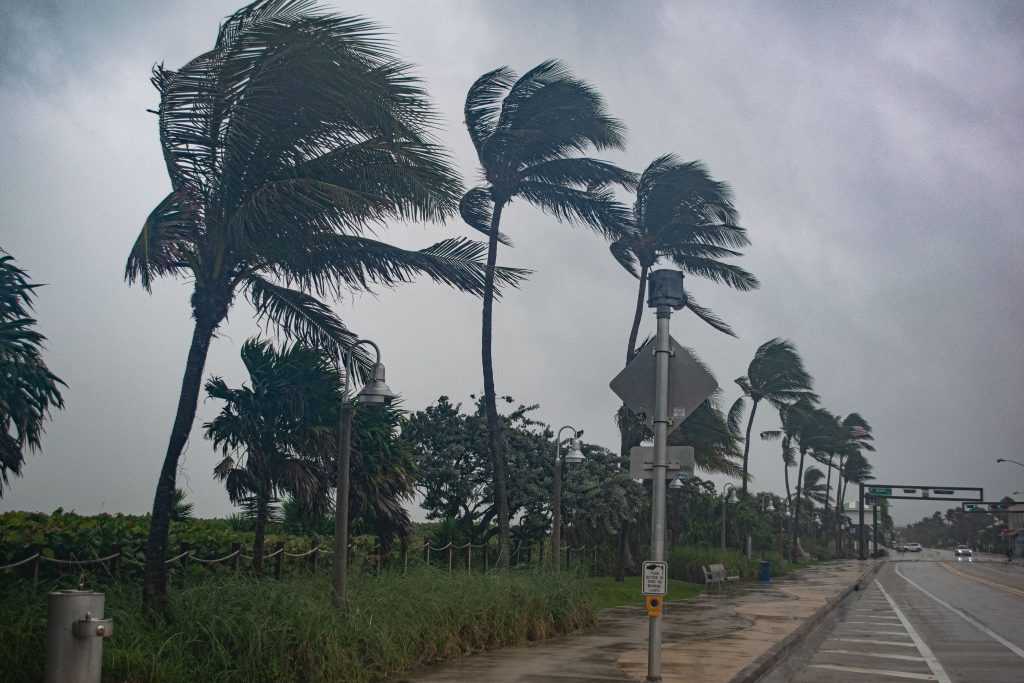 Rain and wind ahead of the onset of Hurricane Milton, Oct. 6, 2024, in Delray Beach, FL. (Photo: Boca Daily News)