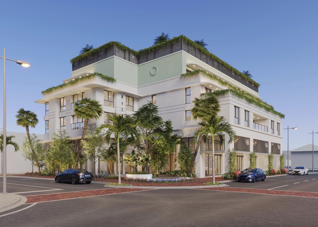 A rendering of 'The Maxwell,' approved for the Central Business District in Delray Beach, FL. (Credit: Netta Architects)