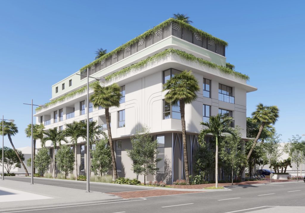 A rendering of 'The Maxwell,' approved for the Central Business District in Delray Beach, FL. (Credit: Netta Architects)