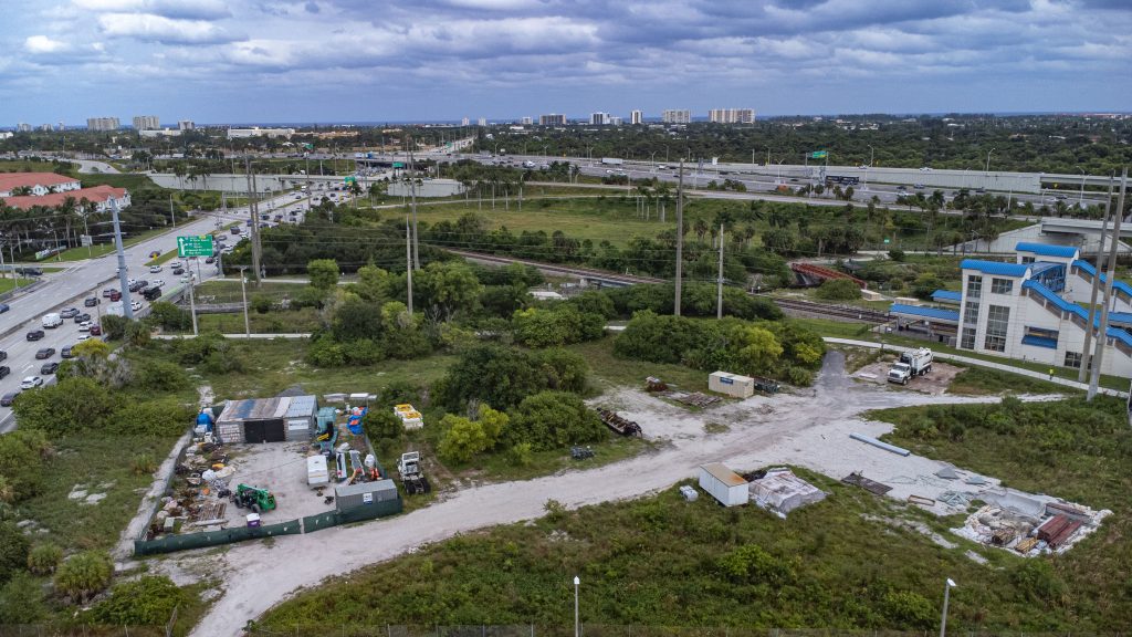 The Boca Raton Tri-Rail Station, where the 'Boca Village' site is proposed, Oct. 2024. (Photo: Boca Daily News)