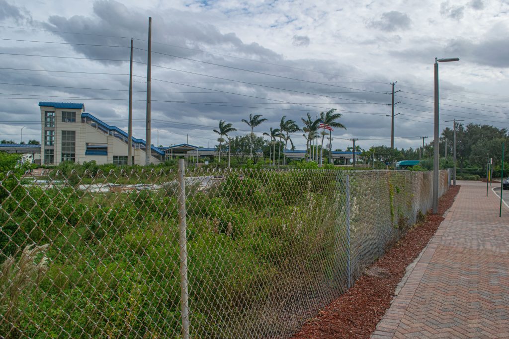 The Boca Raton Tri-Rail Station, where the 'Boca Village' site is proposed, Oct. 2024. (Photo: Boca Daily News)