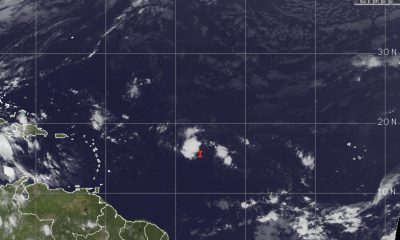 A storm system in the central Atlantic Ocean, Oct. 16, 2024. (Credit: CIMSS Tropical Weather)