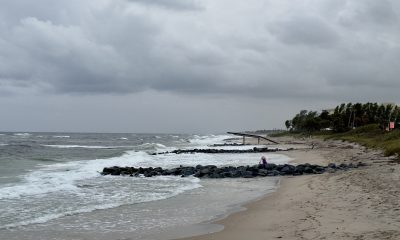 Waves crash south of Boynton Inlet, Nov. 10, 2024. (Photo: Boca Daily News)