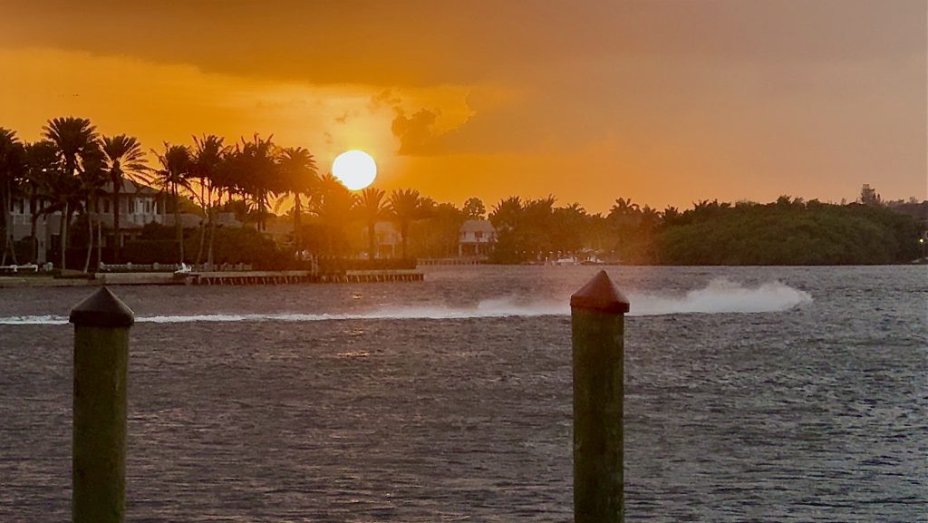 Sunset and post-sunset, Nov. 10, 2024. (Photo: Boca Daily News)