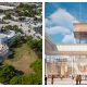 The Mizner Park Amphitheater, Boca Raton, FL, and the proposed TCAI complex. (Photo: Boca Daily News/Planning Document)