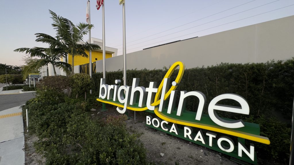 The Boca Raton Brightline station. (Photo: Boca Daily News)