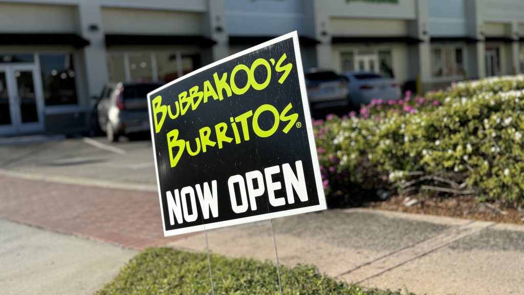 Bubbakoo's Burritos opens in first location in Boca Raton, Dec. 3, 2024. (Photo: Boca Daily News)