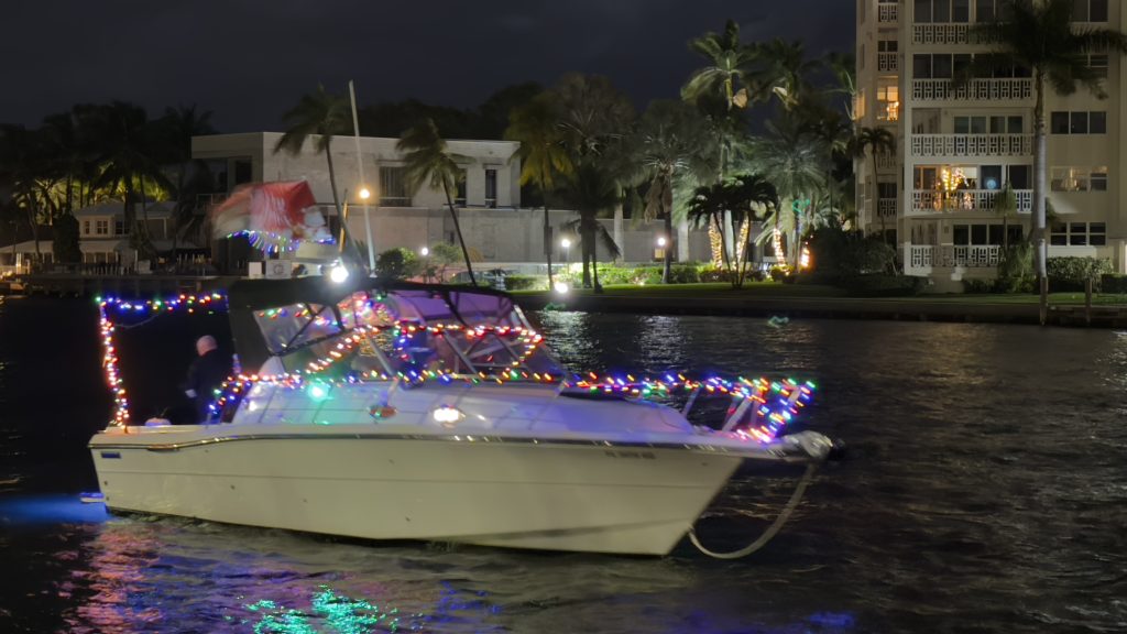 The 2024 Boynton Beach CRA Holiday Boat Parade. (Photo: Boca Daily News)