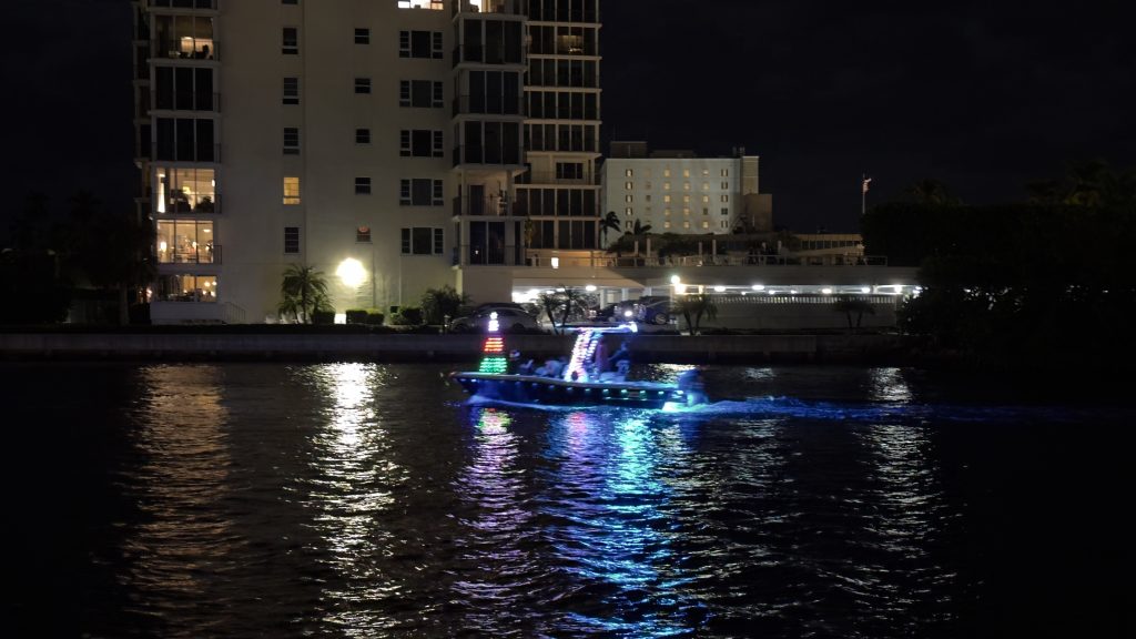 The 2024 Boynton Beach CRA Holiday Boat Parade. (Photo: Boca Daily News)