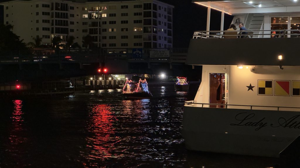 The 2024 Boynton Beach CRA Holiday Boat Parade. (Photo: Boca Daily News)