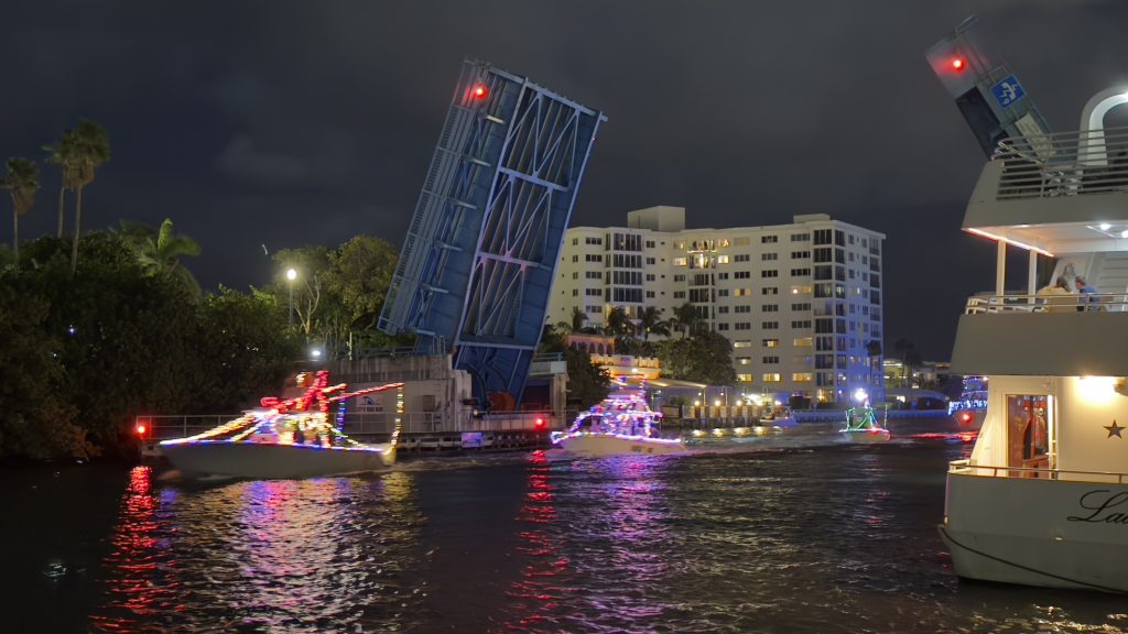 The 2024 Boynton Beach CRA Holiday Boat Parade. (Photo: Boca Daily News)