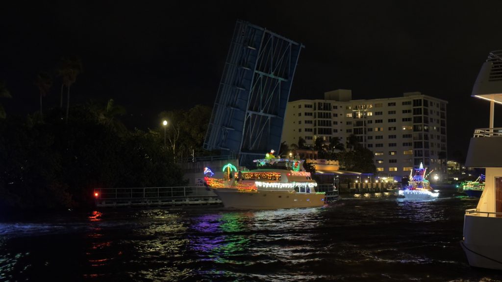 The 2024 Boynton Beach CRA Holiday Boat Parade. (Photo: Boca Daily News)