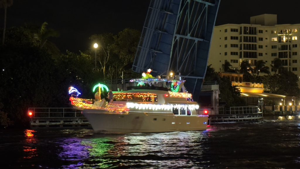 The 2024 Boynton Beach CRA Holiday Boat Parade. (Photo: Boca Daily News)