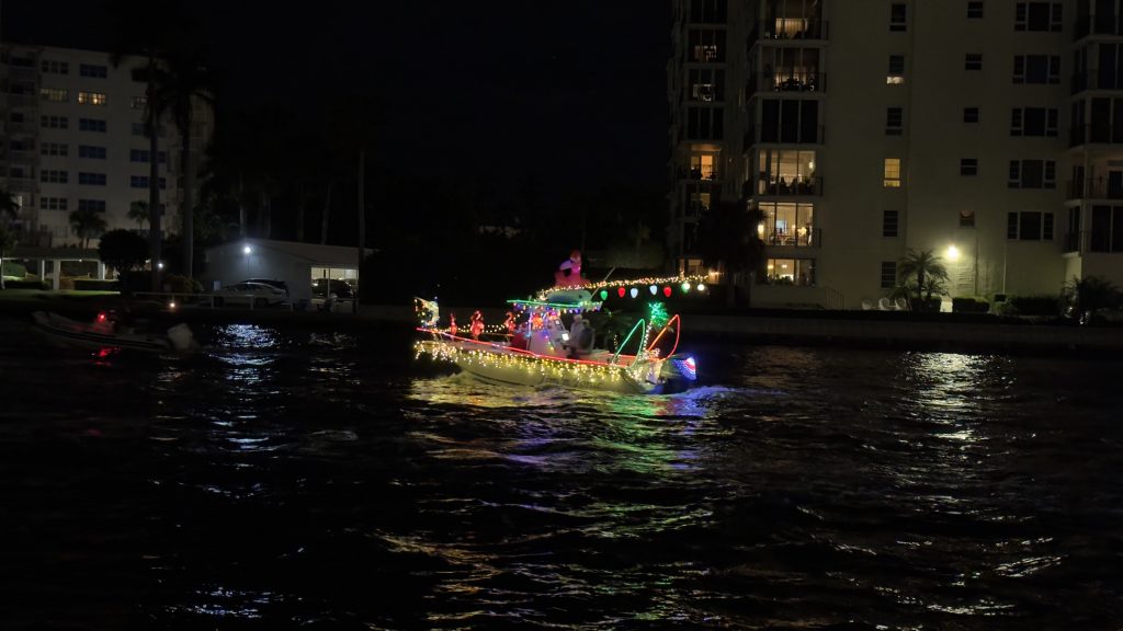 The 2024 Boynton Beach CRA Holiday Boat Parade. (Photo: Boca Daily News)