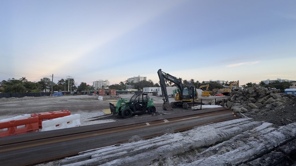 The Atlantic Crossing complex under construction, Dec. 2024. (Photo: Boca Daily News)