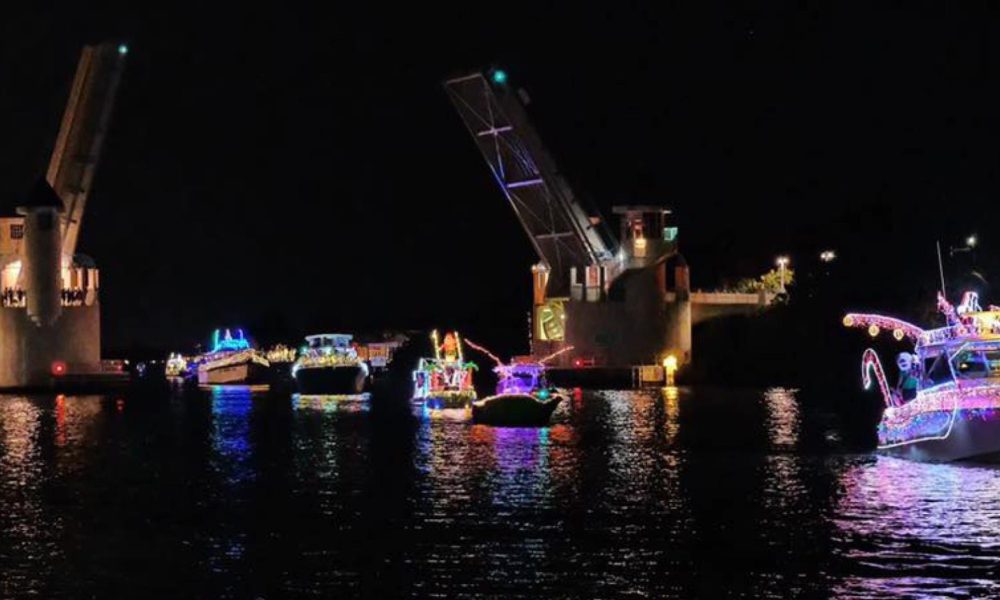 The Boynton Beach Holiday Boat Parade. (File Photo/Boynton Beach CRA)