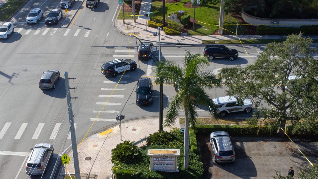 The scene of a police-involved shooting in Boca Raton, FL, Dec. 18, 2024. (Photo: Boca Daily News)