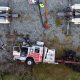 The scene of a colission involving a Brightline train and a Delray Beach Fire-Rescue truck, Dec. 28, 2024. (Photo: Boca Daily News)