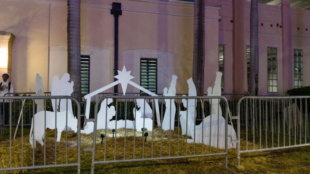 The lighting of the 2024 Delray Beach, FL 100-foot Christmas tree. (Photo: Boca Daily News)