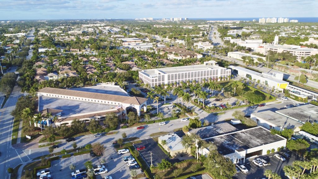 The site of a proposed city government and redevelopment project near the Brightline station in Boca Raton, FL. (Photo: Boca Daily News)