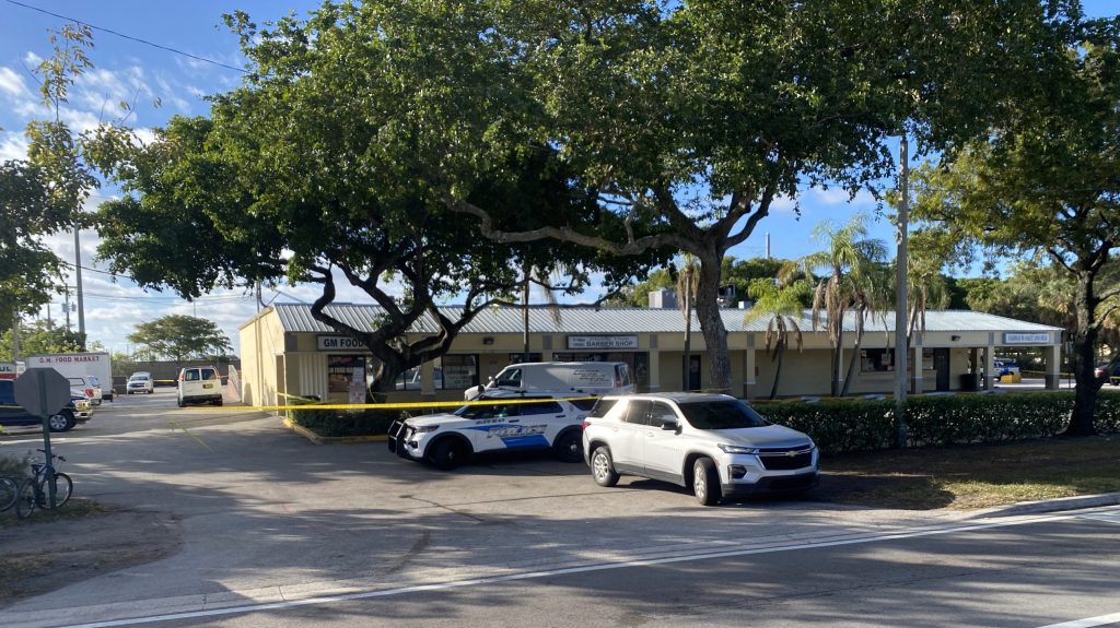 Police cordon off an area where a deceased person was found during a fire call, Jan. 10, 2025. (Photo: Delray Beach PD)