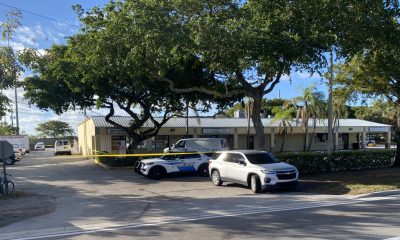 Police cordon off an area where a deceased person was found during a fire call, Jan. 10, 2025. (Photo: Delray Beach PD)