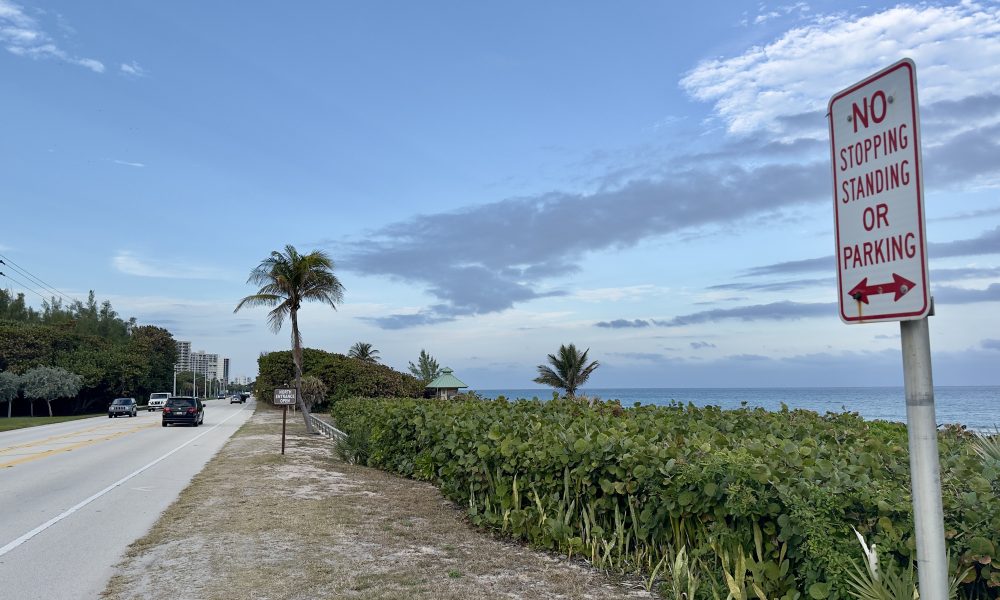 North Ocean Boulevard (A1A) in Boca Raton, FL. (Photo: Boca Daily News)