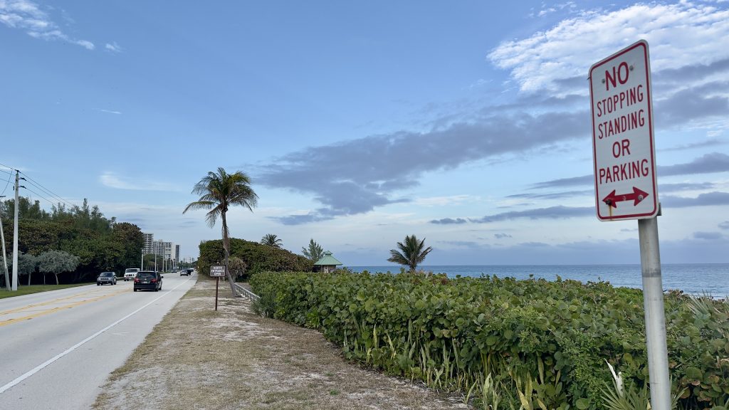 North Ocean Boulevard (A1A) in Boca Raton, FL. (Photo: Boca Daily News)