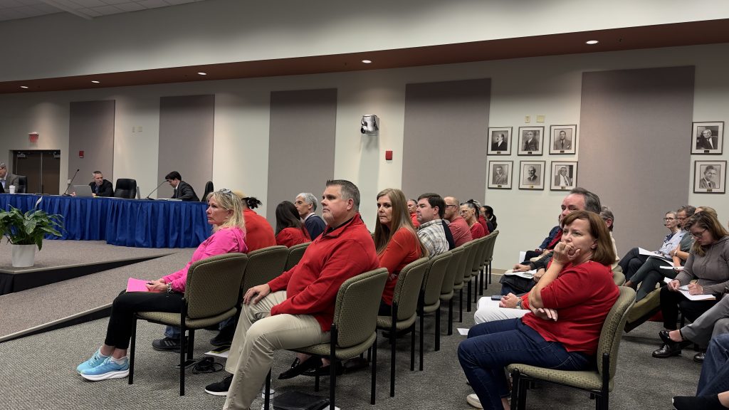 Residents gather to oppose development in Palm Beach Farms, Jan. 2025. (Photo: Boca Daily News)