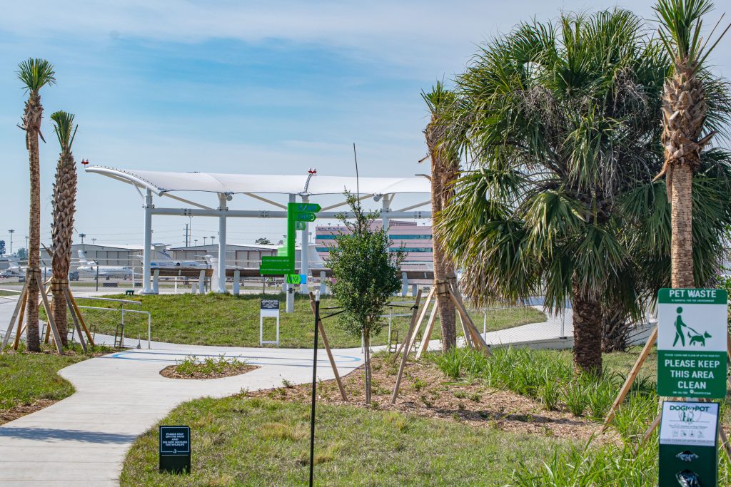 The new viewing platform at Boca Raton Airport opened Jan. 29, 2025. (Photo: Boca Daily News)