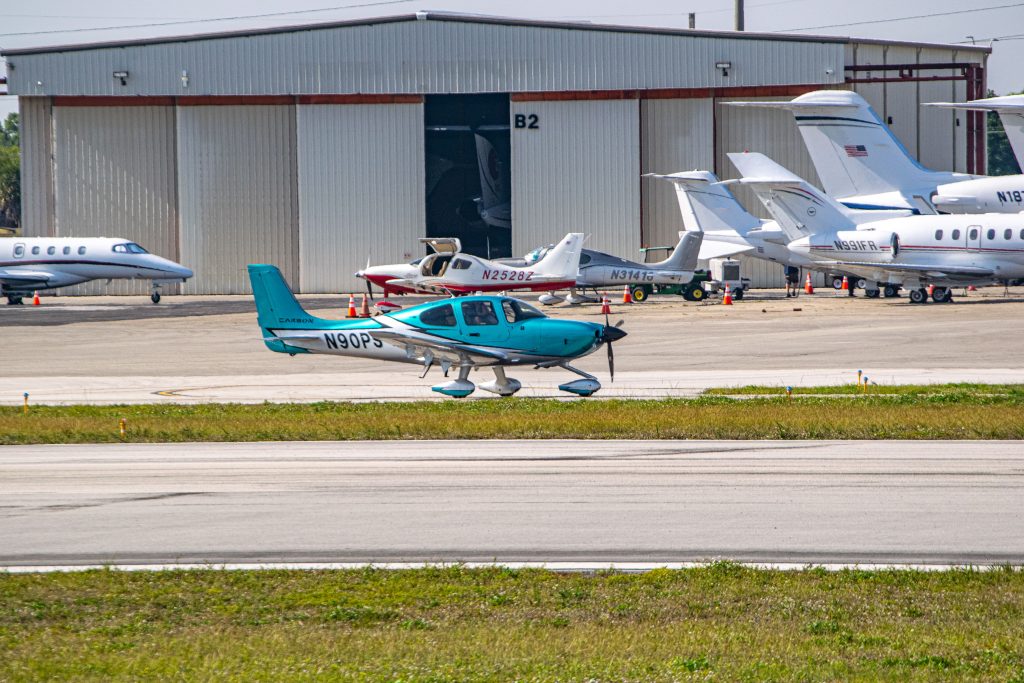 The new viewing platform at Boca Raton Airport opened Jan. 29, 2025. (Photo: Boca Daily News)