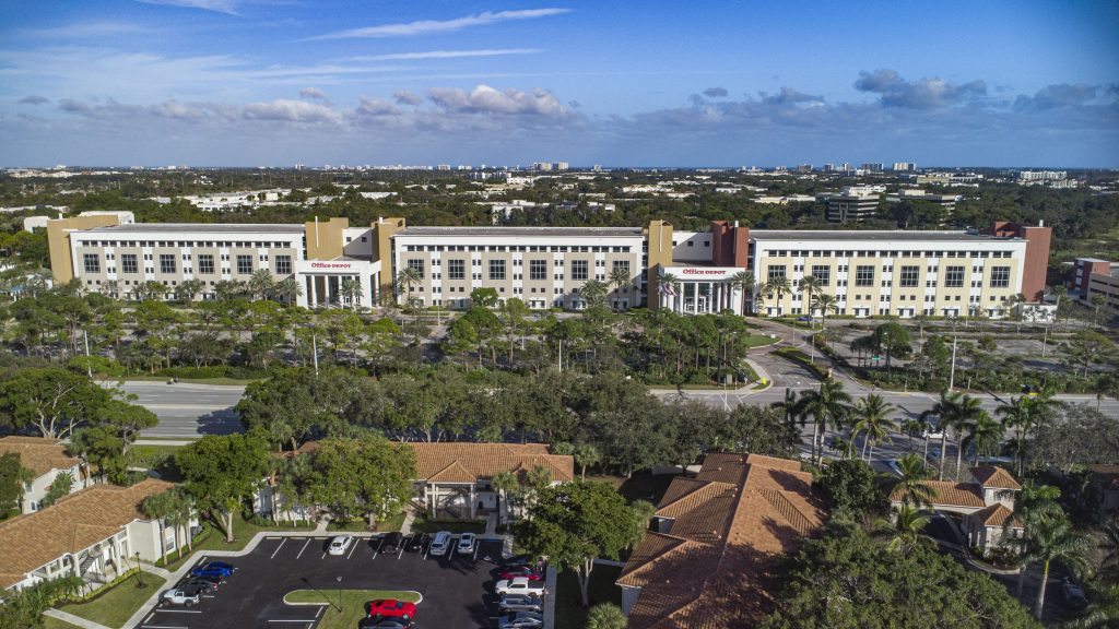 Office Depot corporate headquarters complex, Boca Raton, FL, Jan. 2025. (Photo: Boca Daily News)